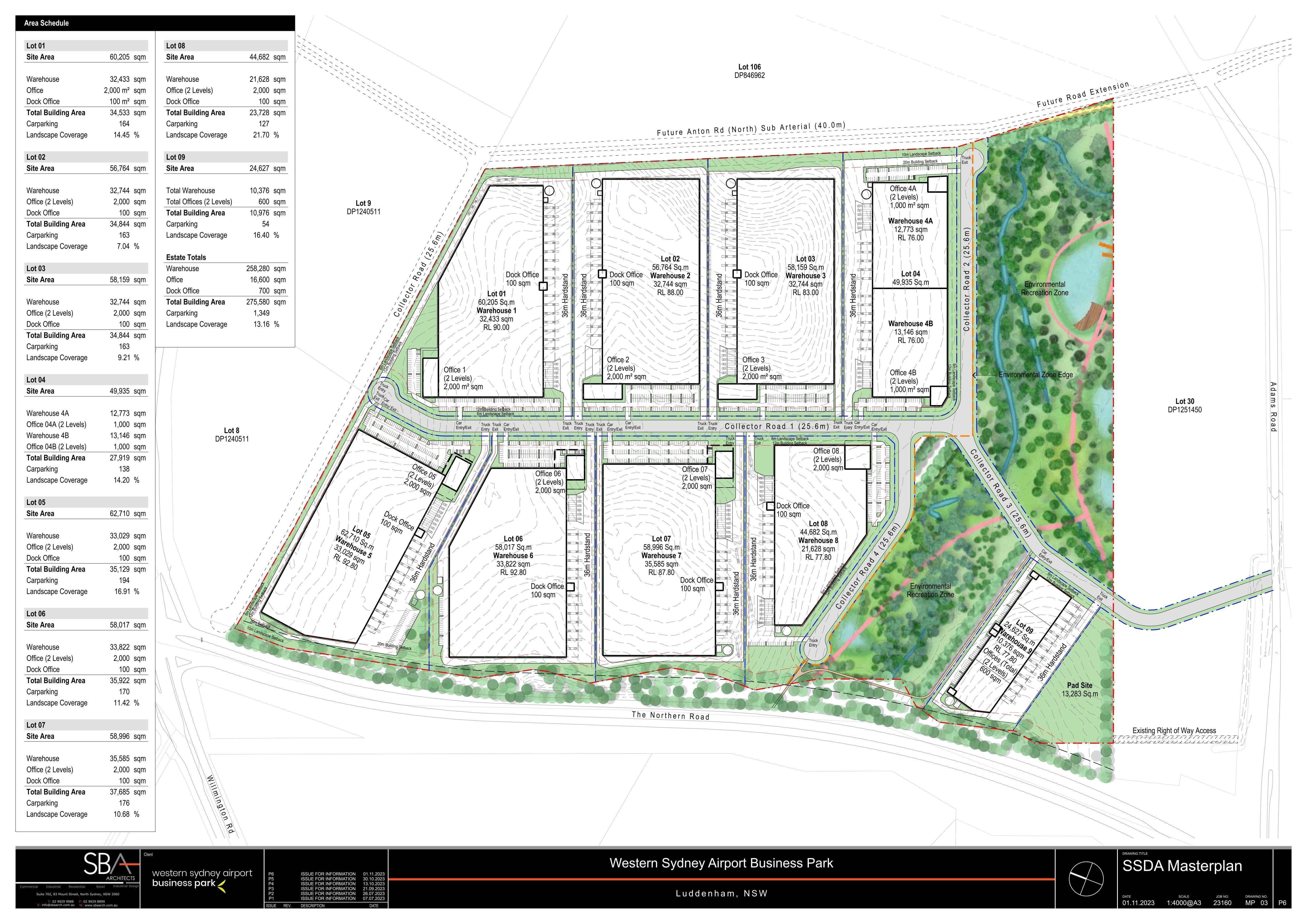 Flood planning map in Aerotropolis SEPP. Lands shown as flood free